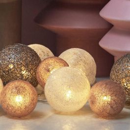 Home Deco Factory Guirnalda de Luz 15 LED USB Rosa 2700K 150cm