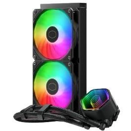 Cooler Master MasterLiquid 240 Core II Kit de refrigeración líquida 12 cm Negro MLW-D24M-A18PA-R1 Compatible con LGA 1150, 1151, 1156, 1200, 1700, 1851, AM4, AM5
