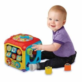 Vtech Cubo de Descubrimientos Interactivo Electrónico con 5 Lados de Juego para Bebés a Partir de 9 Meses