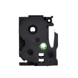 Q-connect Cinta TZe-251 Blanco-Negro 24mm Longitud 8mt Compatible Brother Consumible Rotuladora