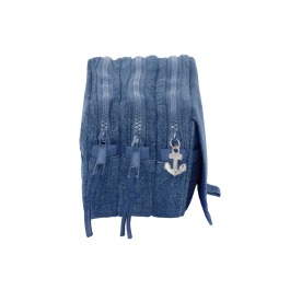 Portatodo Triple Donald Azul 21,5 x 10 x 8 cm