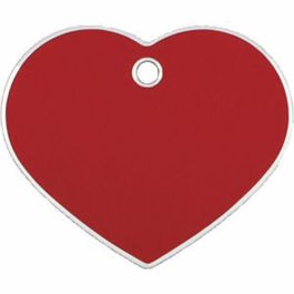 Placa identificativa Imarc Heart Rojo