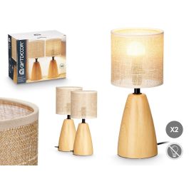 Set 2 Lamparas Sobremesa Oval Alta Giftdecor 29X24CM (6 Unidades) Precio: 85.49999997. SKU: B1C7B4LYGB