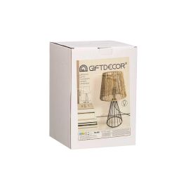 Lampara Sobremesa Pantalla Cuerda Giftdecor 22X32CM (4 Unidades) Lampara Sobremesa Pantalla Cuerda Giftdecor 22X32CM (4 Unidades)