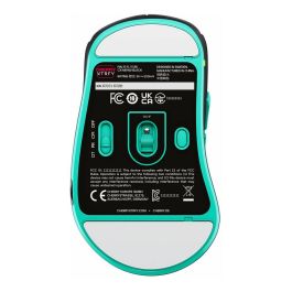 Cherry XTRFY M64 Wireless Ratón Inalámbrico Negro y Turquesa 26000 DPI