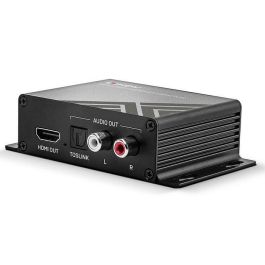 Lindy HDMI 4K 60Hz 18Gbps Audio Extractor Separador de Audio Digital y Analógico Dolby Digital 5.1 Óptico RCA HDR HDCP 2.2