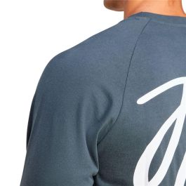 Camiseta de Manga Larga Hombre Adidas JM9351 Gris oscuro (XS)