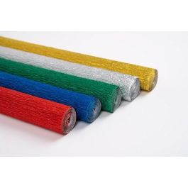 Papel Crepe (Pinocho) Sadipal Aluminio 0,5X1,5 M Azul Fuerte 10 unidades Precio: 27.89000027. SKU: B1BBN2DALB
