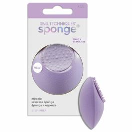 Real Techniques SPONGE+ Miracle Skincare Sponge, Cepillo Facial para Preparar la Piel y Maquillaje, 1 Unidad