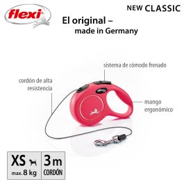 Correa Flexi New Classic XS Cordón 3M Rojo Correa Flexi New Classic XS Cordón 3M Rojo Precio: 10.50000006. SKU: S6103317