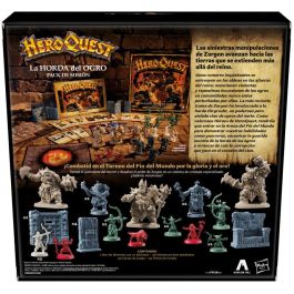 HASBRO Heroquest La Horda del Ogro Expansión Juego de Mesa en Español, 2-5 Jugadores, +14 Años