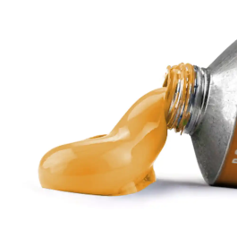 Liderpapel Pintura Gouache/Tempera Tubo de Aluminio 60 ml Amarillo Naranja