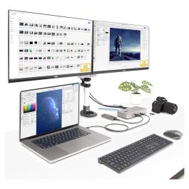 Funda para Teclado Startech 132UE-TB4USB4DOCK