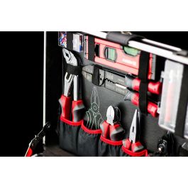 Meister Carro de Herramientas con 156 Piezas: Kit Completo de Alicates, Llaves y Destornilladores para Taller y Bricolaje Meister Carro de Herramientas con 156 Piezas: Kit Completo de Alicates, Llaves y Destornilladores para Taller y Bricolaje