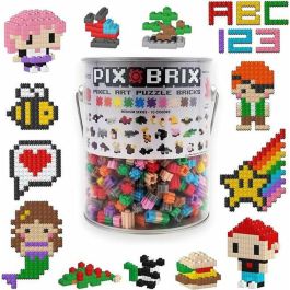 Puzzle pix brix pixel art botes metalicos 1500 pzas. col surt. gama media. novedosa forma de hacer construcciones en 2d y 3D - modelos surtidos