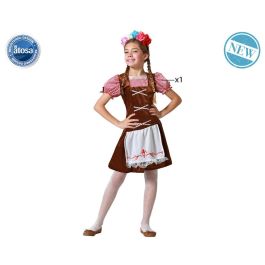 Disfraz Niña Alemana Marron 5-6 Años Disfraz Niña Alemana Marron 5-6 Años