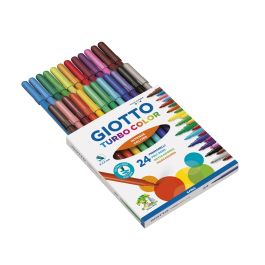 Giotto Rotuladores Turbo Color Surtidos Estuche 24 Ud