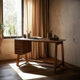 Escritorio Natural Madera de Mango 125 X 60 X 75 cm Precio: 500.0083. SKU: B1BKQ7PZ8N