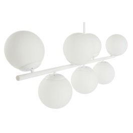 Lampara Techo Glam DKD Home Decor Blanco 21 x 22 x 98 cm Lampara Techo Glam DKD Home Decor Blanco 21 x 22 x 98 cm