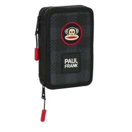 Estuche Escolar con Accesorios Paul Frank Campers Negro 12.5 x 19.5 x 4 cm (28 piezas) Precio: 12.50000059. SKU: S4307890