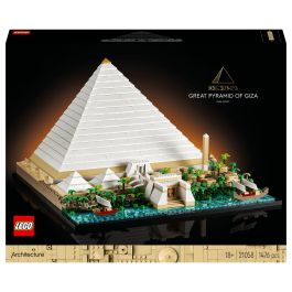 LEGO 21058 Architecture La Gran Pirámide de Giza, modelo de hobby creativo para construir, monumento mundial y decoración Precio: 142.49999995. SKU: B1FVGZ5LF6