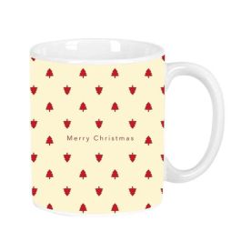 Safta Taza grande arbolitos Merry Xmas 8x9,5x8cm