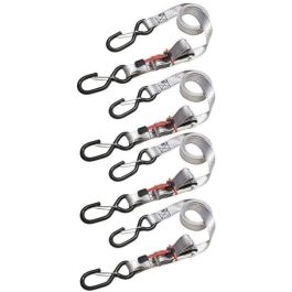 Master Lock 3062EURDAT - Juego de 4 Correas Tensoras con Trinquete, Ganchos Dobles en S de 1.80 m Precio: 46.49999992. SKU: B12TWDFDS6