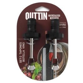 Quttin Set 2 Tapones para Botella de Vino (24 Cajas)