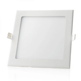 Placa LED 15W 1123Lm 2700ºK Cuadrada Ultrafina HO-PLCUAD15W-WW Iluminación Interior Oficina Hogar