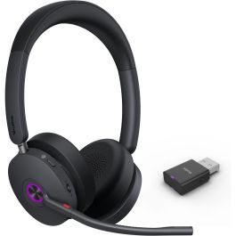 Yealink WH68 Hybrid Teams Auriculares Inalámbricos y Alámbricos Diadema Binaural Negro para Llamadas y Música