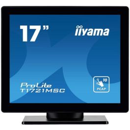 IIYAMA T1721MSC-B2 Monitor Táctil 17" SXGA LED, Multi-Touch 10 puntos, HDMI+VGA, 5ms, Negro