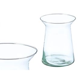 Giftdecor Jarrón de Cristal Transparente, Forma Boca Abierta, 20 cm Alto x 14.5 cm Ancho x 14.5 cm Largo (12 Unidades) Precio: 27.89000027. SKU: B15XQ6PSBT