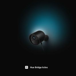Philips Hue Cámara Secure con cable AAAAQ79290 - HD 1080P Interior y Exterior - Control por Aplicación - Color Negro