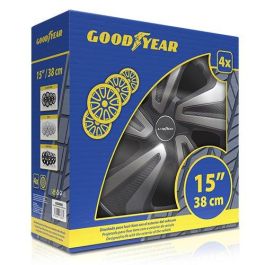 Goodyear GOD9085 Tapacubos Montreal Bicolor 15" Negro-Plata 4 Unidades
