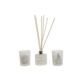 Set de Velas DKD Home Decor Blanco Navidad 5 x 5 x 6 cm Precio: 8.79000023. SKU: B1BTJFKD6R