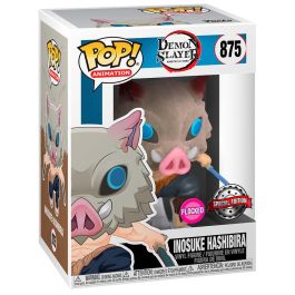 FUNKO Figura POP Demon Slayer Kimetsu no Yaiba Inosuke Hashibira Exclusive de vinilo 9cm