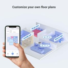 EZVIZ RE4 Plus Robot Aspirador y Fregasuelos con Base Autovaciable 4L, 90 Días sin Vaciar, 4000 Pa, Navegación LiDAR, Negro EZVIZ RE4 Plus Robot Aspirador y Fregasuelos con Base Autovaciable 4L, 90 Días sin Vaciar, 4000 Pa, Navegación LiDAR, Negro