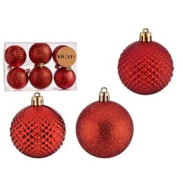 Krist+ Set 6 Bolas Pvc 6Cm Rojo (Set de 12) Precio: 14.95000012. SKU: B19ZTMAQEA