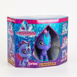 Bandai Unicornio Crystalverse Classic para Cristalizar, Incluye 1500 Cristales, Pegamento, Aplicador y Manual, Surtidos Edad 6+