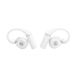 JBL Sense Pro - Auriculares True Wireless Open Sound, Bluetooth 6.0, Reducción de Ruido, IP54 Resistente al Agua/Polvo, 30h Batería, Blanco