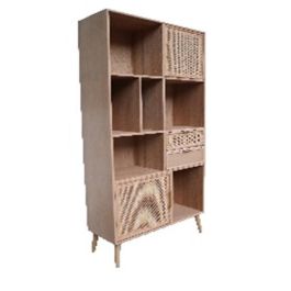 Estanteria Scandi DKD Home Decor Natural 37 x 189 x 90 cm