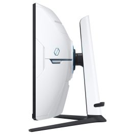 Samsung LS32BG850NPX Monitor Gaming 32 Pulgadas, 4K UHD, Mini-LED, Quantum HDR 2000, 240Hz, 1ms, Curvo 1000R, Freesync Premium Pro, G-Sync Compatible, Blanco