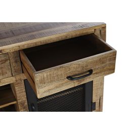 Buffet Vintage DKD Home Decor Marron Oscuro Negro 43 x 90 x 150 cm Buffet Vintage DKD Home Decor Marron Oscuro Negro 43 x 90 x 150 cm