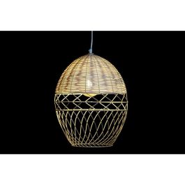 Lampara Techo Urban DKD Home Decor Marron Claro Blanco 30 x 38 x 30 cm Lampara Techo Urban DKD Home Decor Marron Claro Blanco 30 x 38 x 30 cm