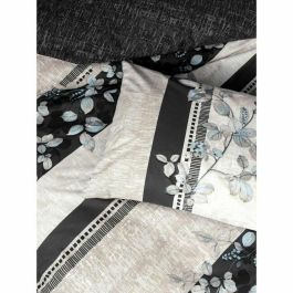 ASI8684283425419 Juego de Cama: 1 Funda Nórdica 220x240 cm + 2 Fundas Almohada 60x60 cm, 100% Algodón, Antracita