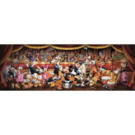Clementoni Puzzle Panorama Orquesta Disney 1000 Piezas