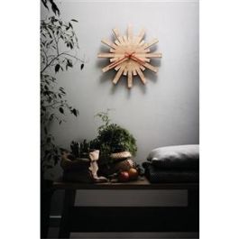 Alessi MDL05 Reloj de Pared en Madera de Bambú con Números Romanos - Diseño de Michele De Lucchi Alessi MDL05 Reloj de Pared en Madera de Bambú con Números Romanos - Diseño de Michele De Lucchi