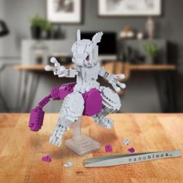 Figura para construir - BANDAI - NANOBLOCK - Pokémon - Mewtwo Figura para construir - BANDAI - NANOBLOCK - Pokémon - Mewtwo