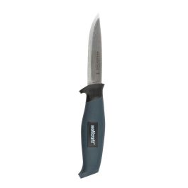 Wolfcraft Cuchillo de exterior con estuche 4085000, cuchilla 95 mm, profesional/doméstico, gris/negro/metal, incluye funda Precio: 10.50000006. SKU: S7910355