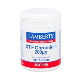 LAMBERTS Cromo GTF 200 Mcg. 100 Cap. Picolinato de Cromo para Niveles Normales de Glucosa en Sangre Precio: 22.5900004. SKU: B15KF27M3T